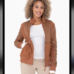 Mono B Tan Utility Jacket for Women